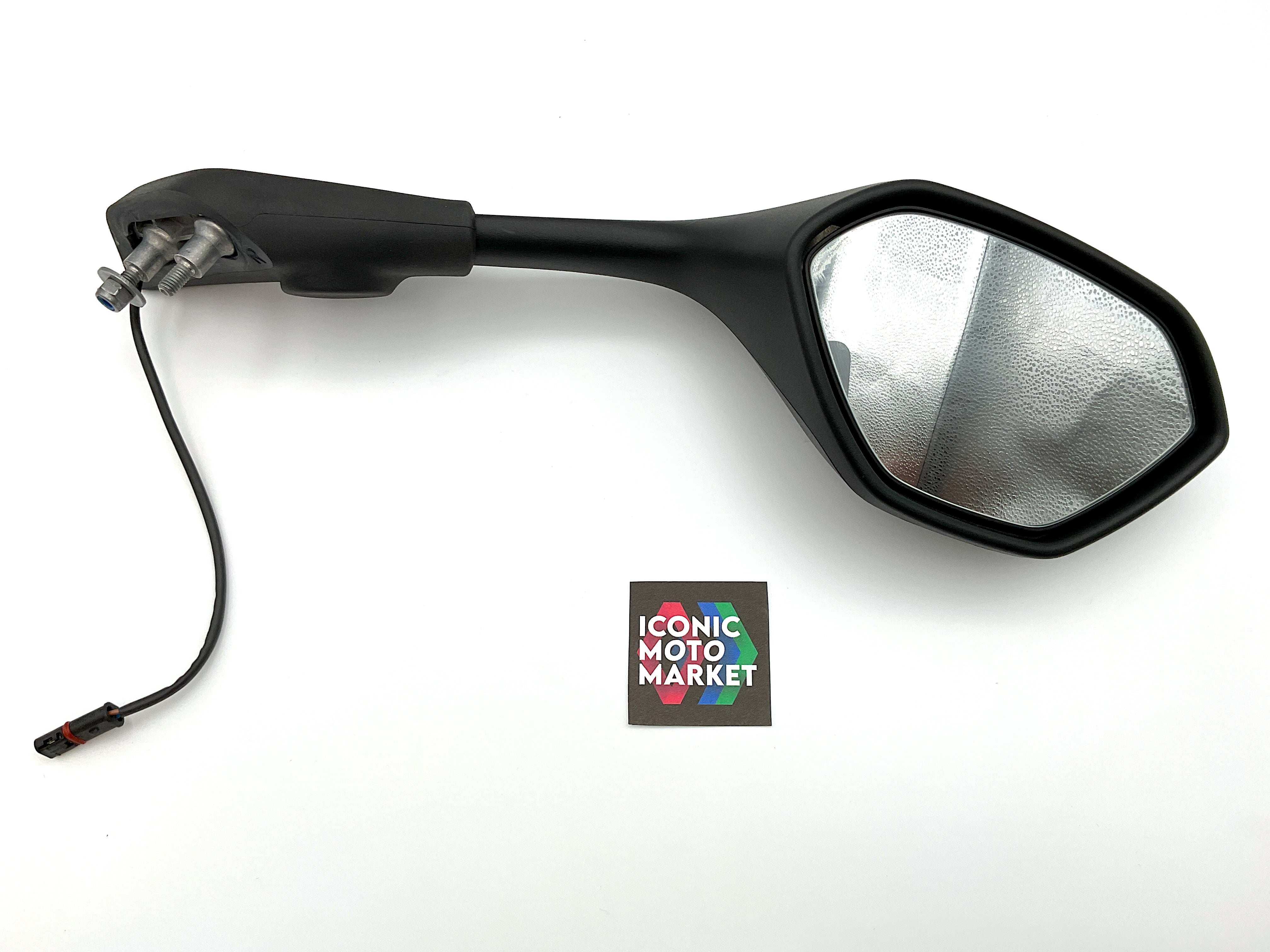 BMW S1000RR (2019-2020). Mirror w/ Turn-Indicator, Right-Side. (OEM