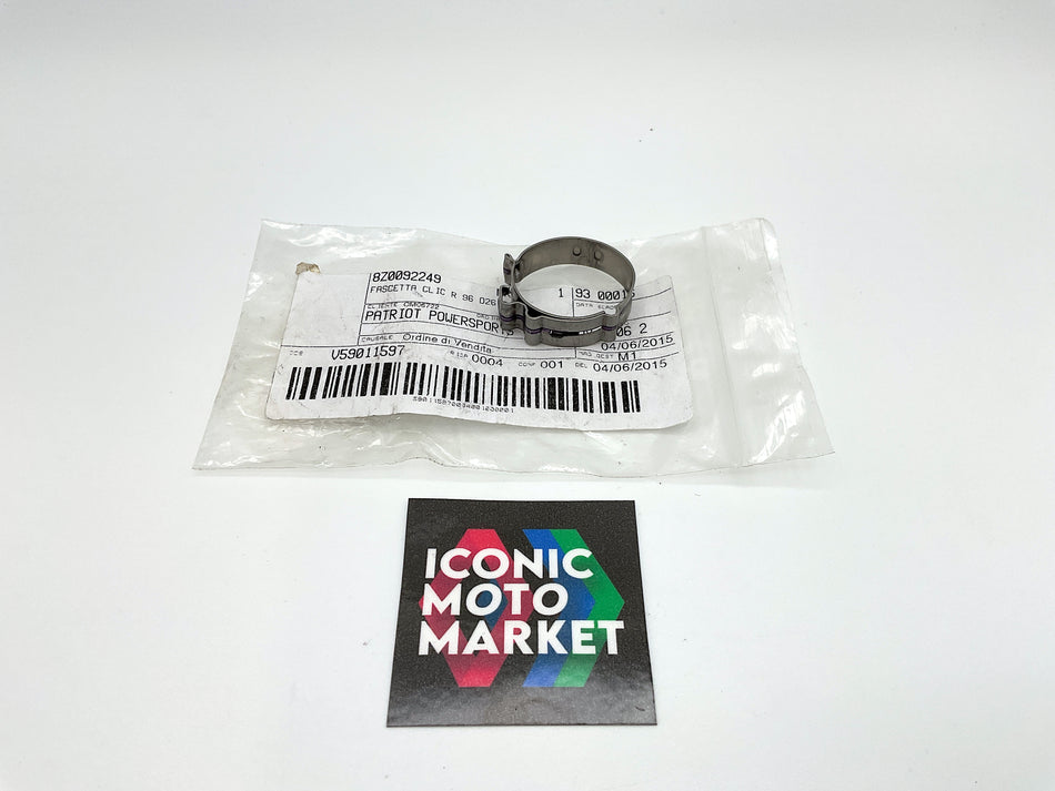 MV Agusta Brutale 675 (2012-2015) Brutale 800 (2013-2017) Dragster (2014-2017) F3 675 / 800 (2012-2016). Clamp, R96 D26, - for Cooling System. (OEM) #8Z0092249