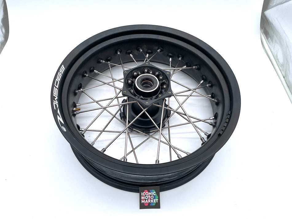 KTM 690 SMC R (2019) Rear Rim/Wheel, 5.0” x 17”. (OEM) #75010101144C1A