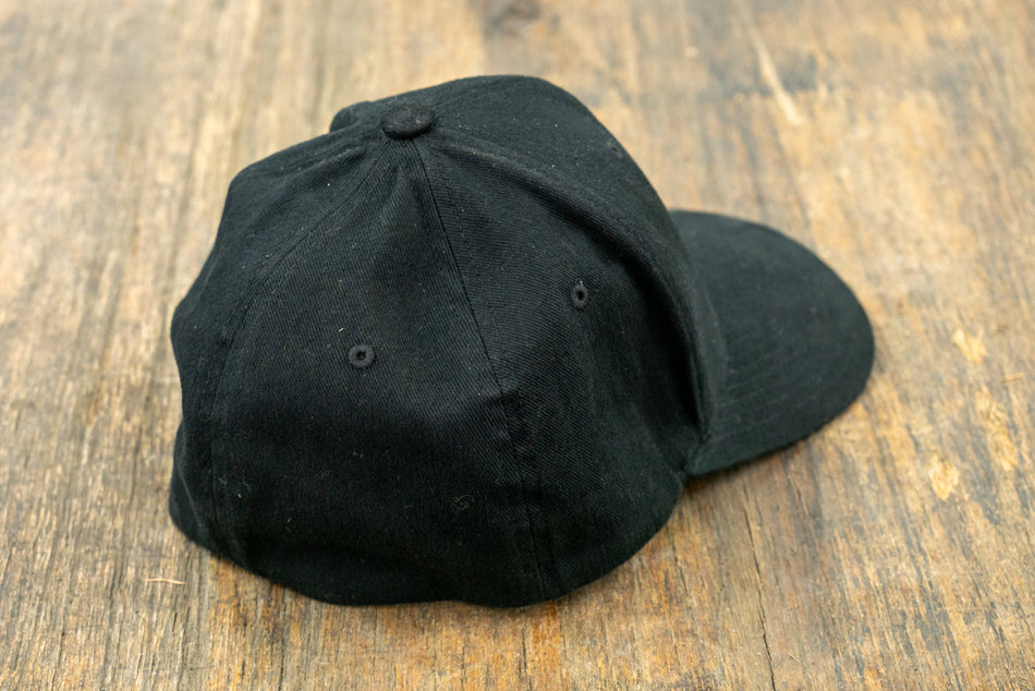 Iconic Motorbikes FlexFit Hat ("Black on Black")