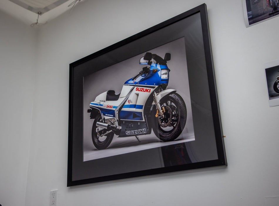 Suzuki RG500 ~ Iconic Motorbikes Classic Poster Series.
