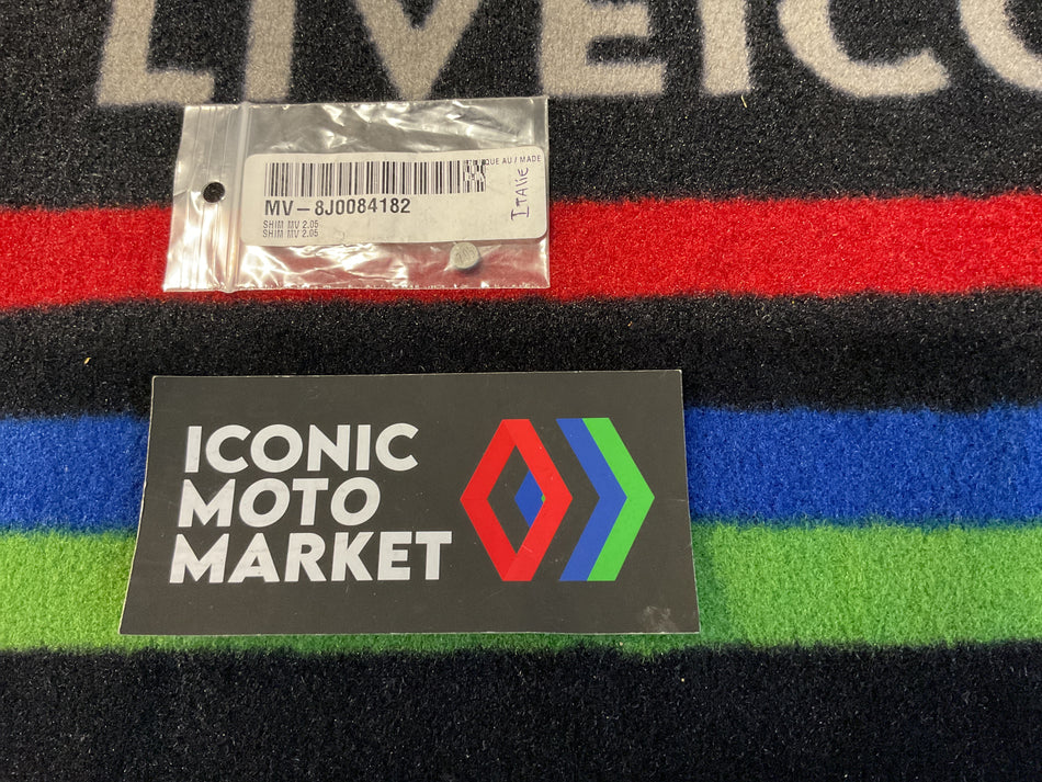 MV Agusta Brutale 675 (2012) 800 (2013-2016) Turismo Veloce 800 (2015-2017) Rivale 800 (2014-2017) F4 750 (1999-2003) 1000 (2004-2012). Clearance Adjusting Shim. New. (OEM) #8J0084182