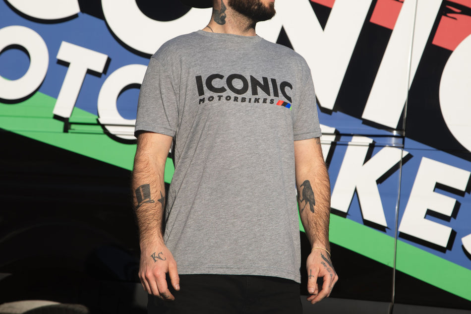 Iconic "Motorsport Logo" T-Shirt (Gray)