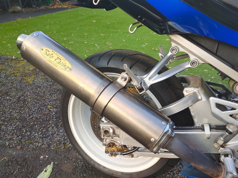 Suzuki GSX-R1000 K1/K2 (2001-2002) SATO Slip-on Ti Exhaust  #IMMGS_SATO