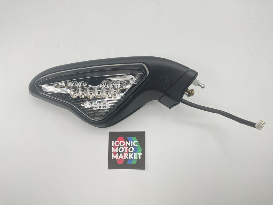 Ducati 1198, 1098, 848 - Right-Side Mirror w/ Integrated Turn Signal/Indicator. (OEM) #52320391A