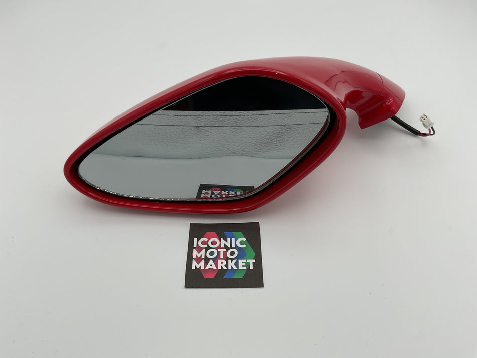 MV Agusta F4 1000RR (2011-2012). Mirror, Left-Hand / Red. New. (OEM) #8000B5013