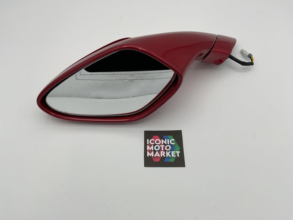 MV Agusta Rare F3 675 Serie Oro (2012-2020). Mirror, Left-Hand w/ Indicator. New. (OEM) #8000B6475