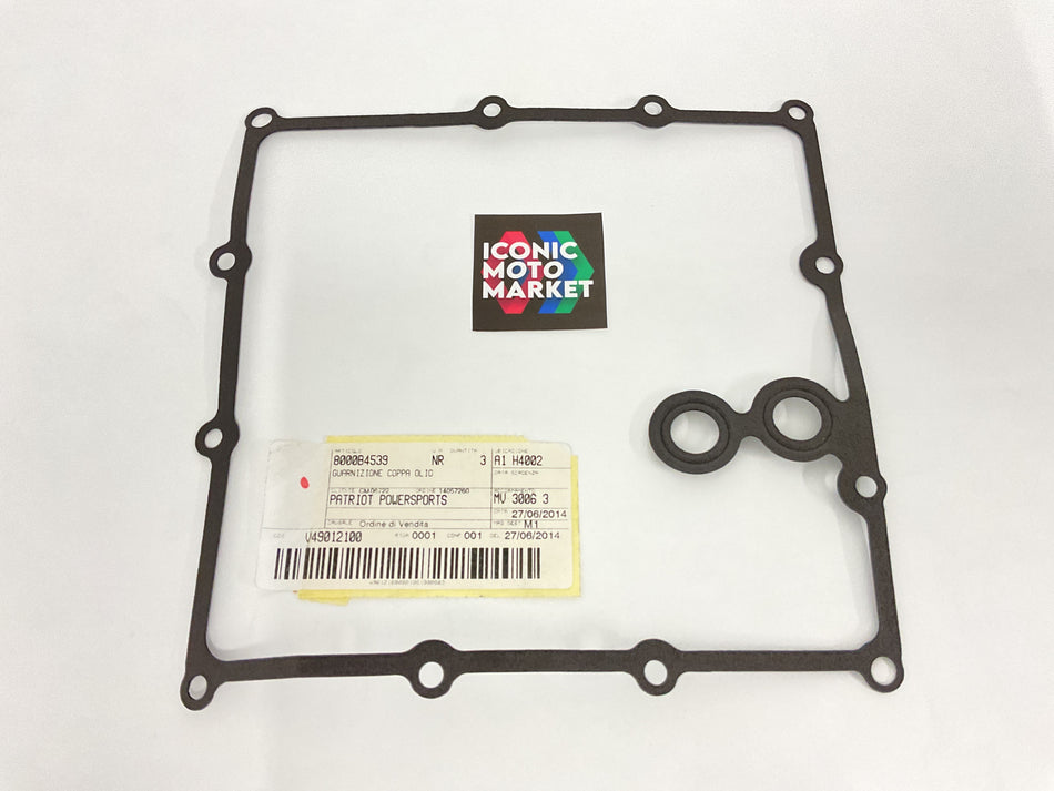 MV Agusta Brutale 675 (2012-2015) Turismo Veloce (2018-2021). Oil Pan Gasket (OEM) #8000B4539