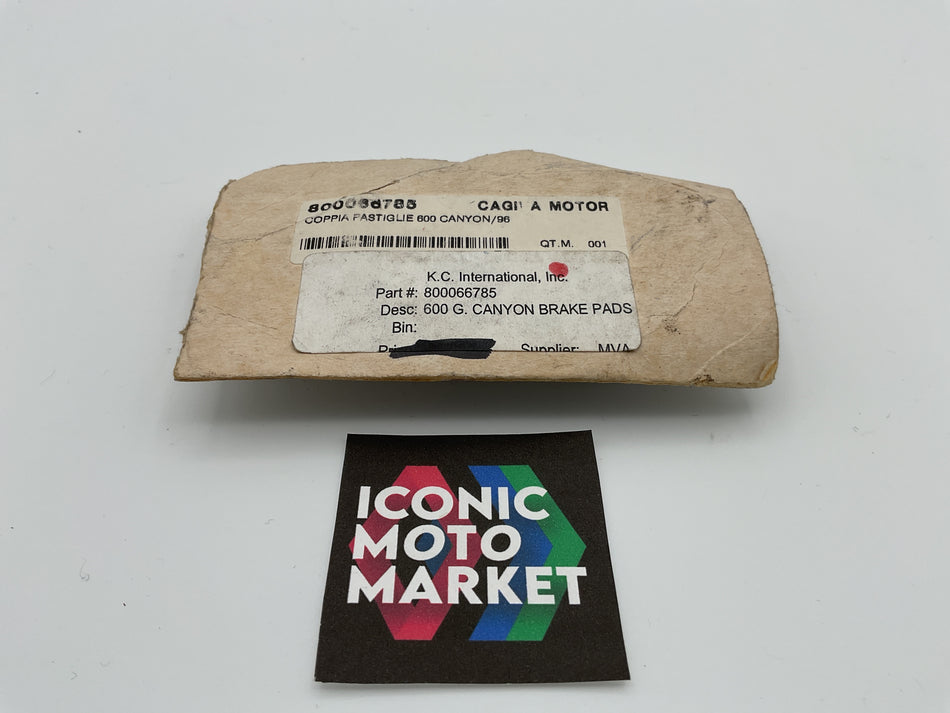 Cagiva 600 Gran Canyon (1996). Rear Brake Pads. Ferodo Brand. New. #800066785