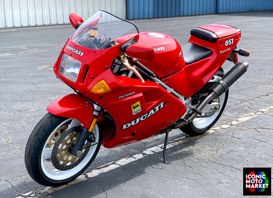 Ducati 851 (1991-1992) Factory CF Corse Fairing, Right-Side. (OEM) #D851_CFCorse