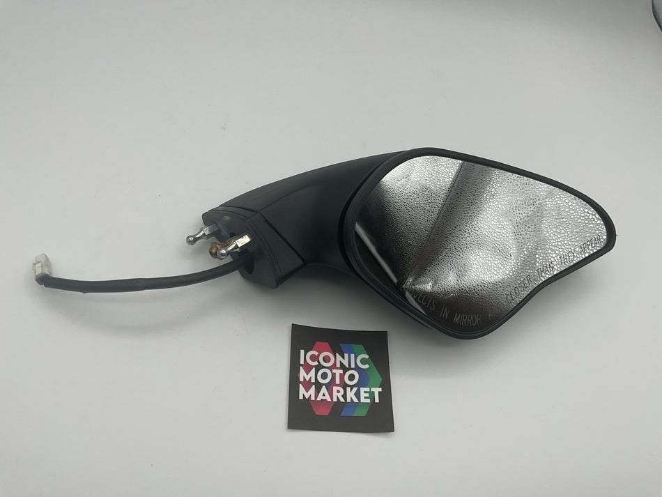 Ducati 1198, 1098, 848 - Right-Side Mirror w/ Integrated Turn Signal/Indicator. (OEM) #52320391A