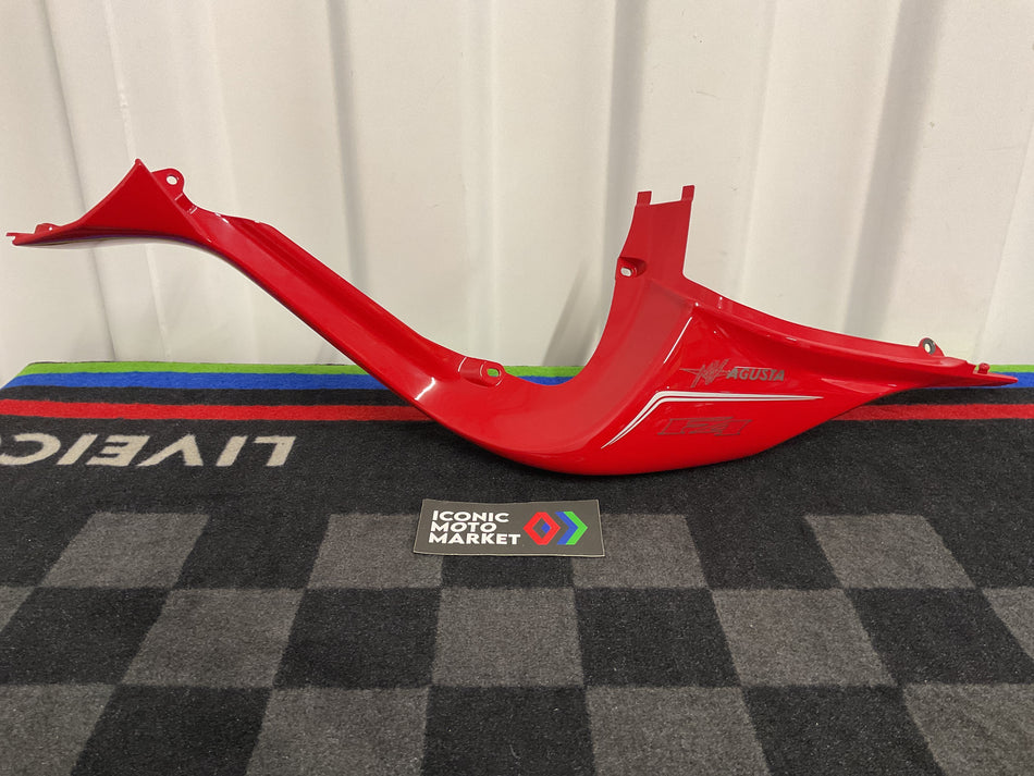 MV Agusta F4 (2013-2015). Tail-Fairing, Left-Side - Red. New. (OEM) #8000B8307