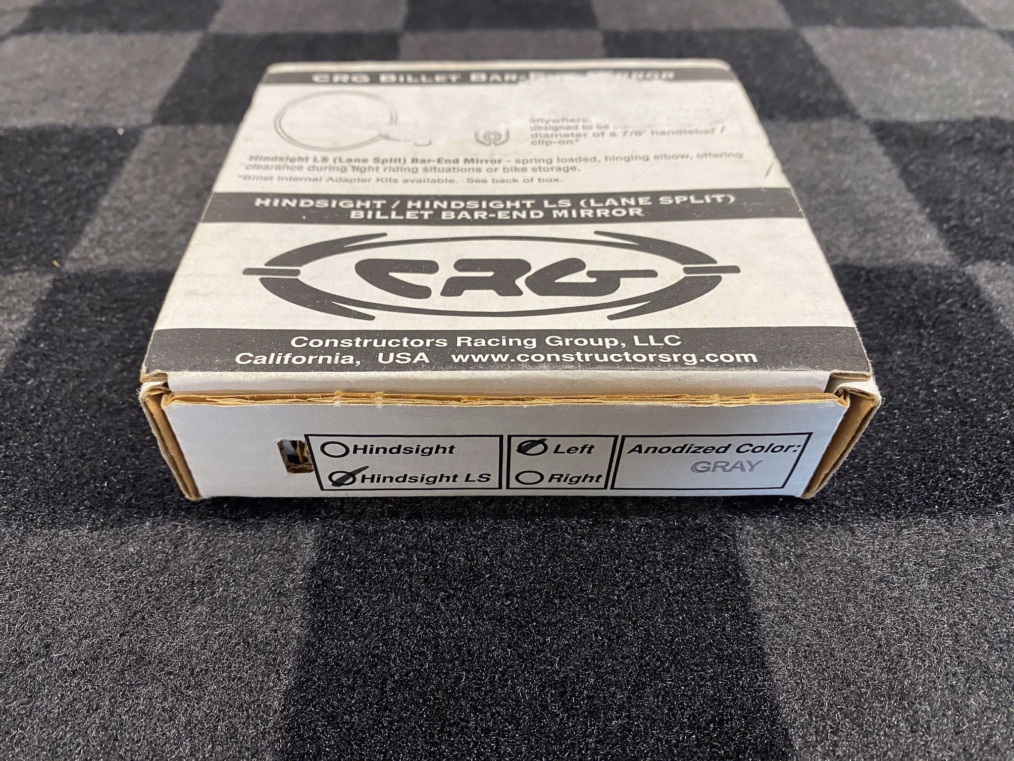 CRG Hindsight LS Billet Bar End Mirrors Right
