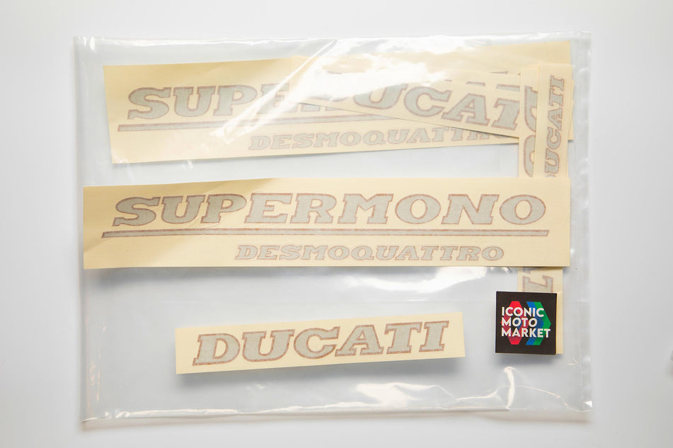 Ducati Supermono (1995) Ducati & Supermono Decals Kit. New. #SM_DECKIT1