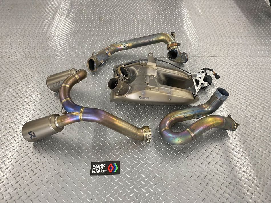 Ducati 1299 Panigale R OEM Akrapovic Full Titanium Exhaust