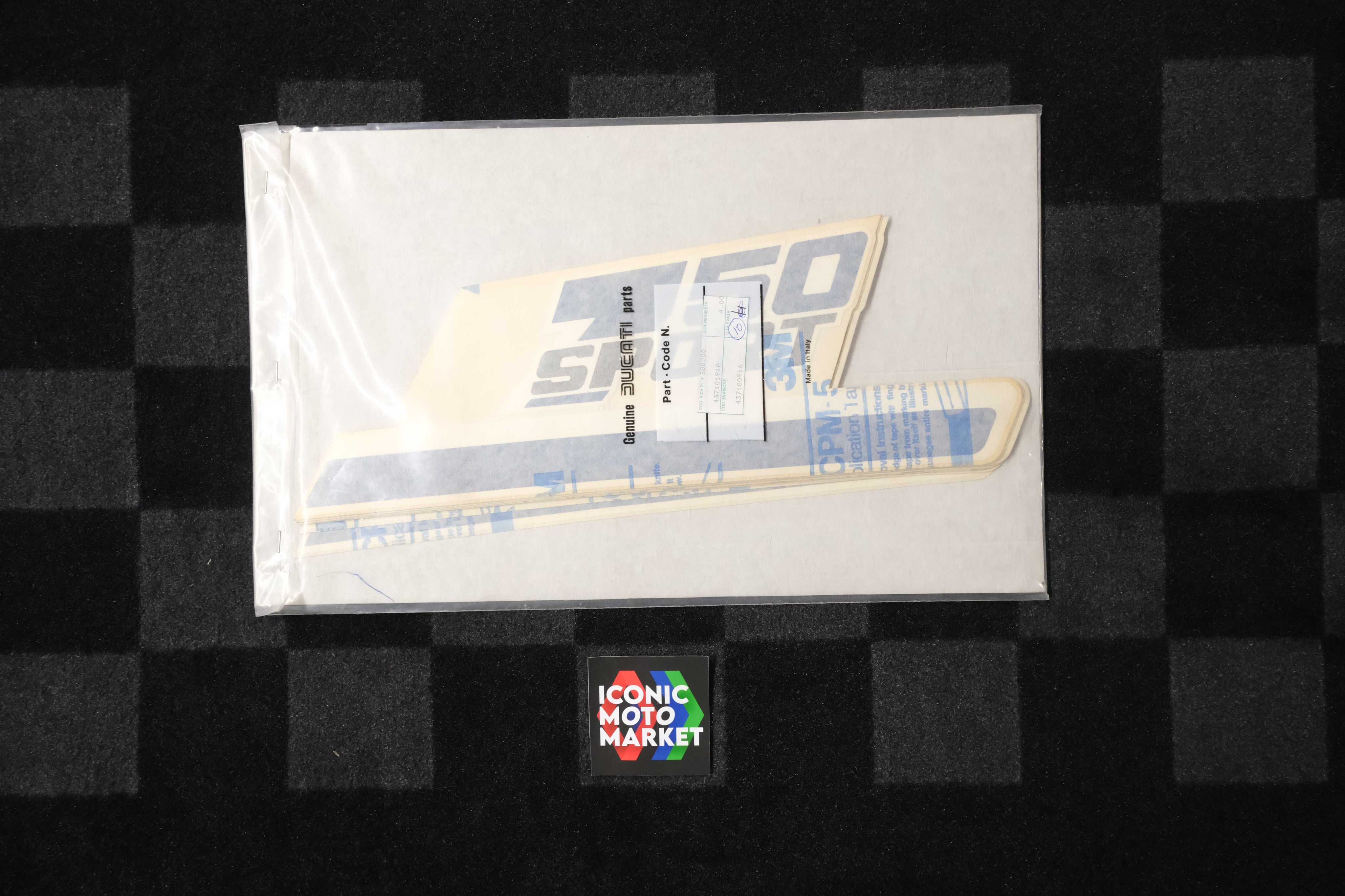 Ducati '750 Sport' Right Hand Decal #43710191A