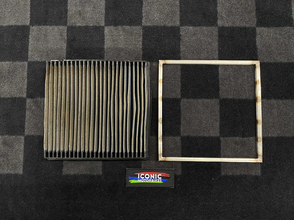 Ducati 900ss Airbox Lid Delete Stainless Steel