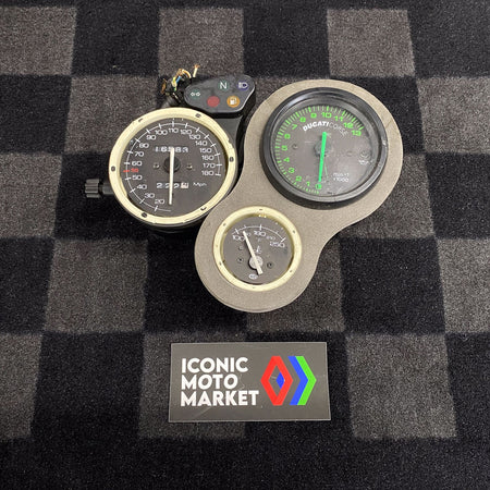 Ducati 916 Cluster with Ducati Corse Tachometer