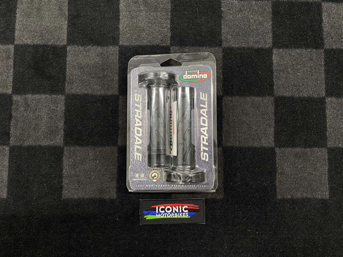 Ducati Domino Grips Strada Open End Black # 0630-1589