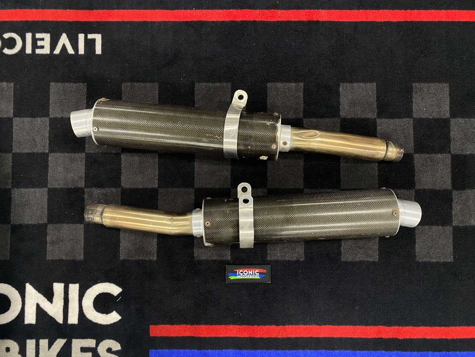 Ducati Gio.Ca.Moto 900ss Carbon Fiber Slip On Set