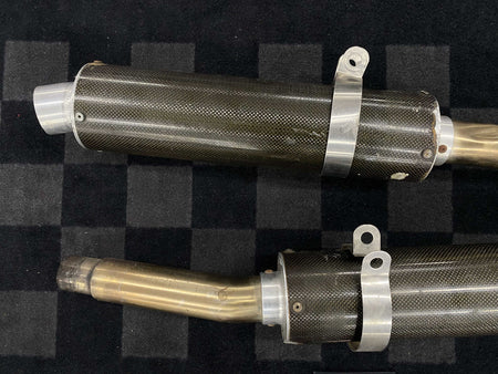 Ducati Gio.Ca.Moto 900ss Carbon Fiber Slip On Set