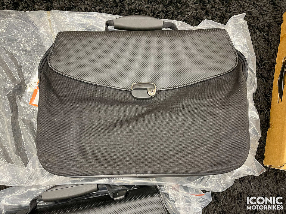 Ducati Monster 900 (1999) Mandarina City Bags (Includes Mount) (NOS) #69820291A #69921041A