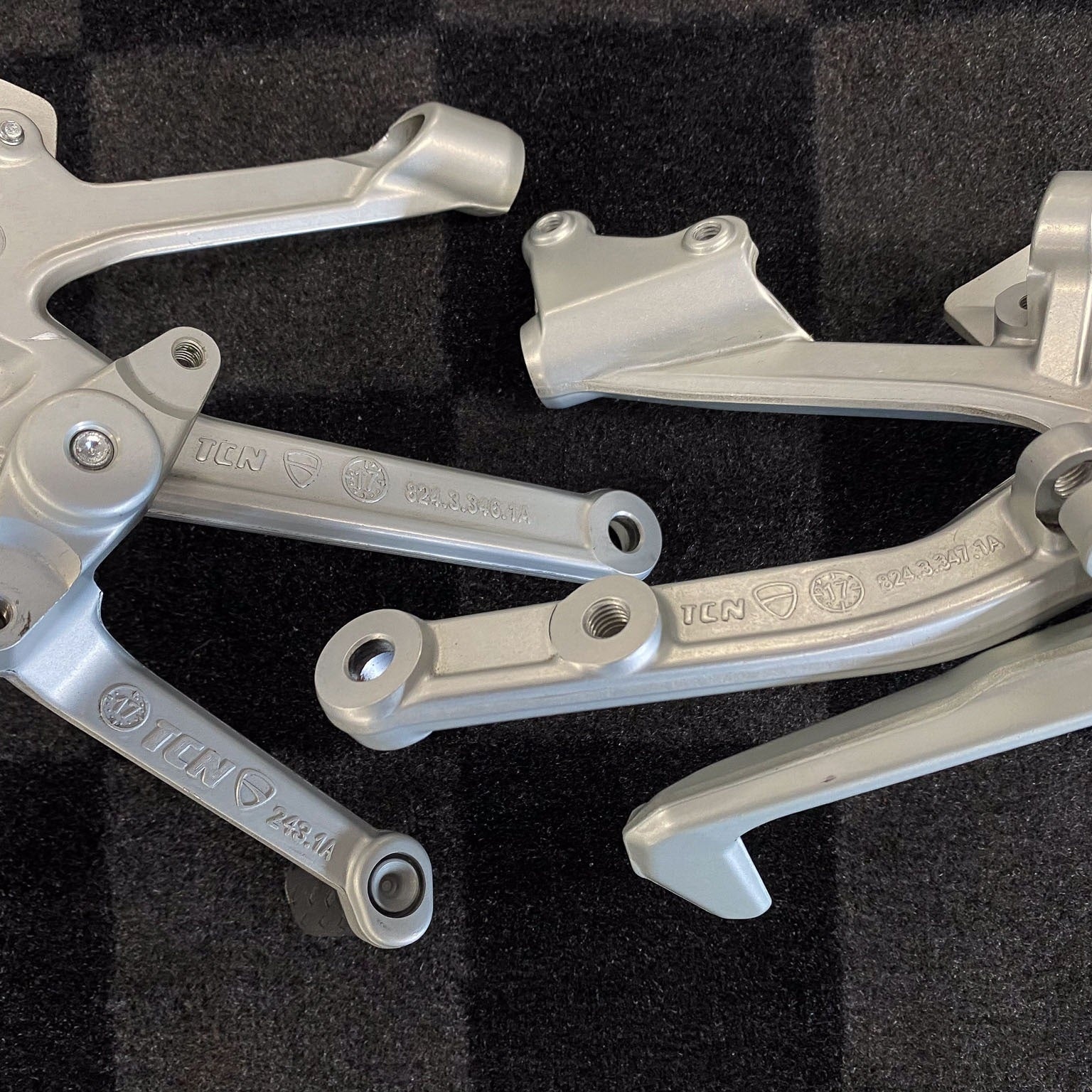 Ducati V4S OEM Stock Rearsets