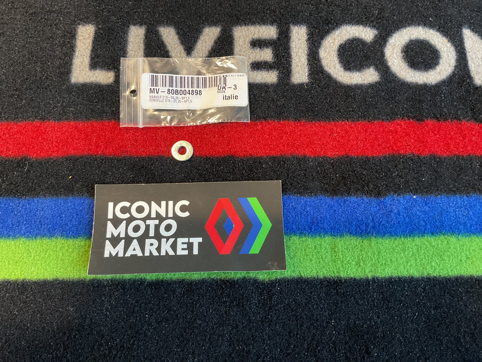 MV Agusta Brutale 675 (2012-2015) 800 (2013-2017) 920 (2011-2012). Washer, Multi-use.  D15-D6,25-SP1,5. New. (OEM) #80B004898