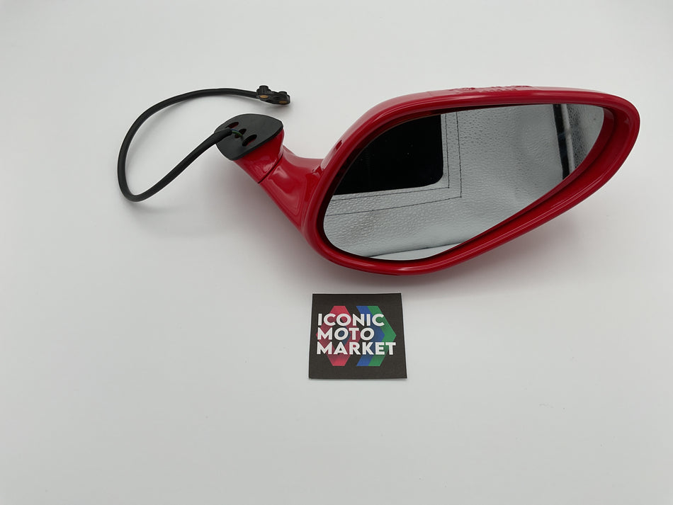 MV Agusta F4 1000R (2006-2007) Mirror, Left-Side. Red. New. (OEM) #80A0A8311