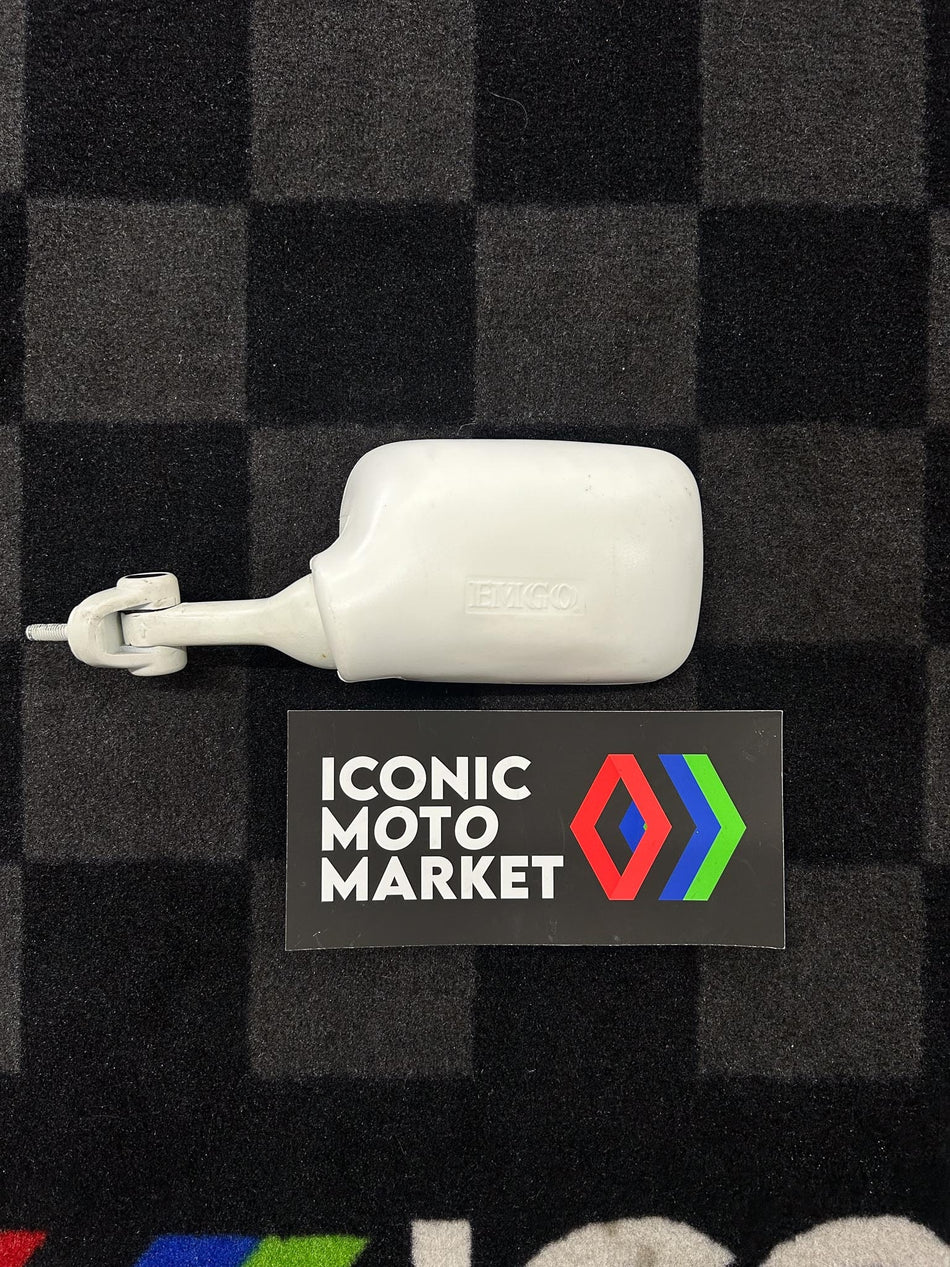 Emgo Kawasaki 89'-95' ZX7R, ZX750 Left Hand Mirror, White