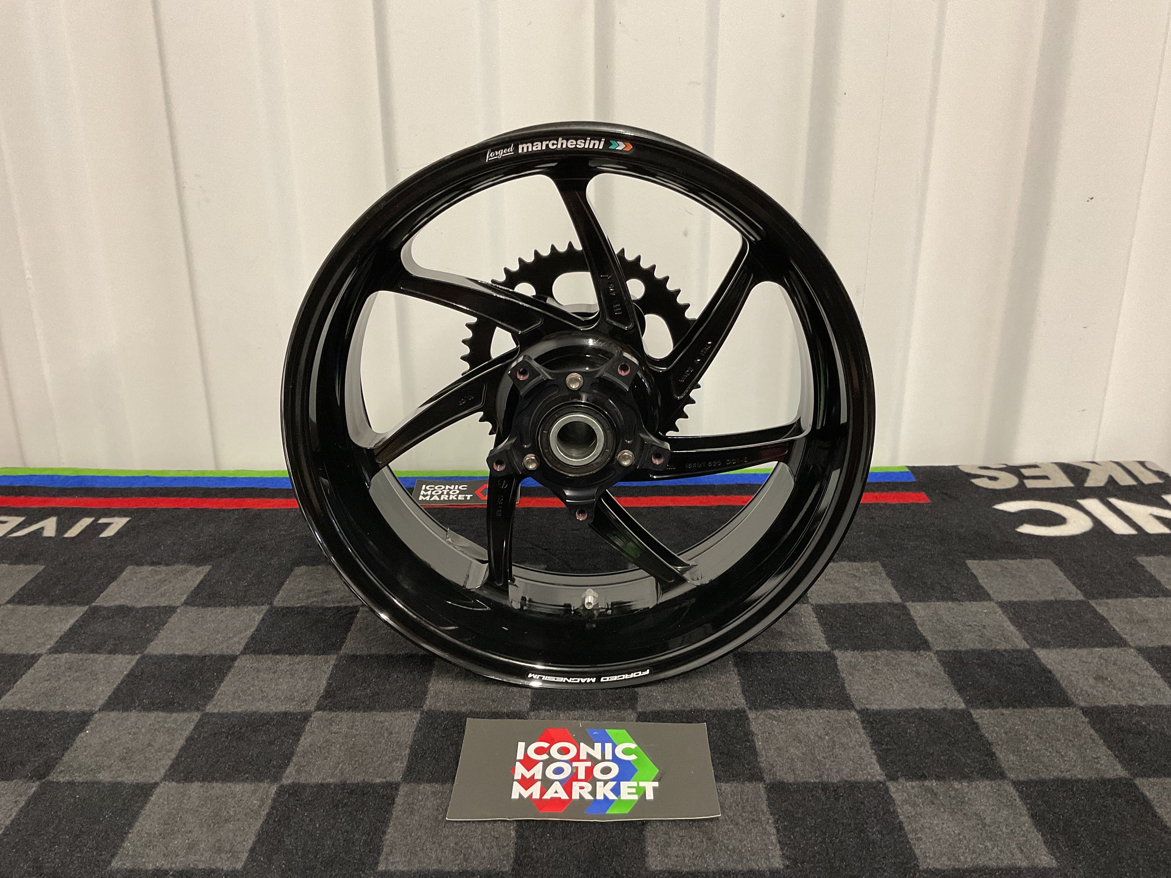 Ducati Desmosedici RR (2008) Rear Wheel w/ Carrier, Forged Magnesium b ...
