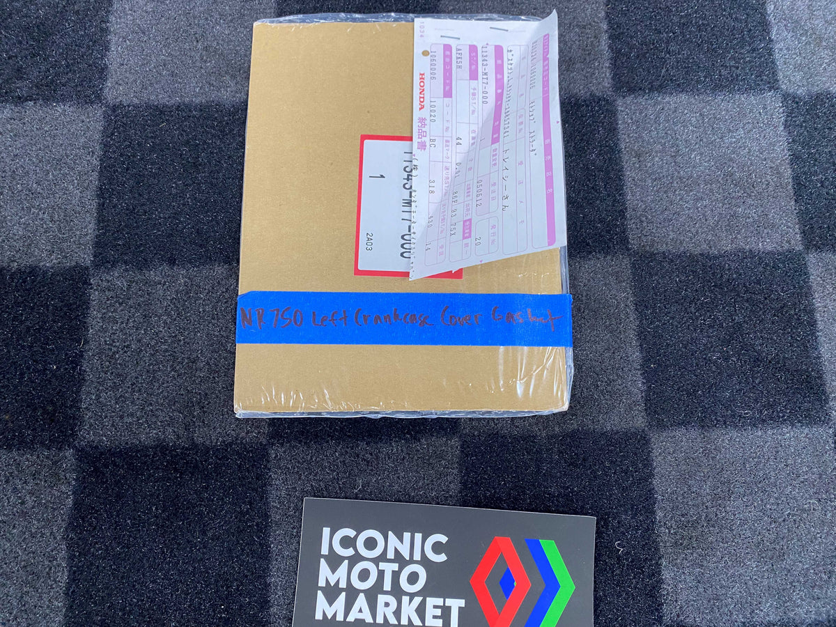 Honda NR750 Left Crankcase Cover Gasket # 11343-MT7-000