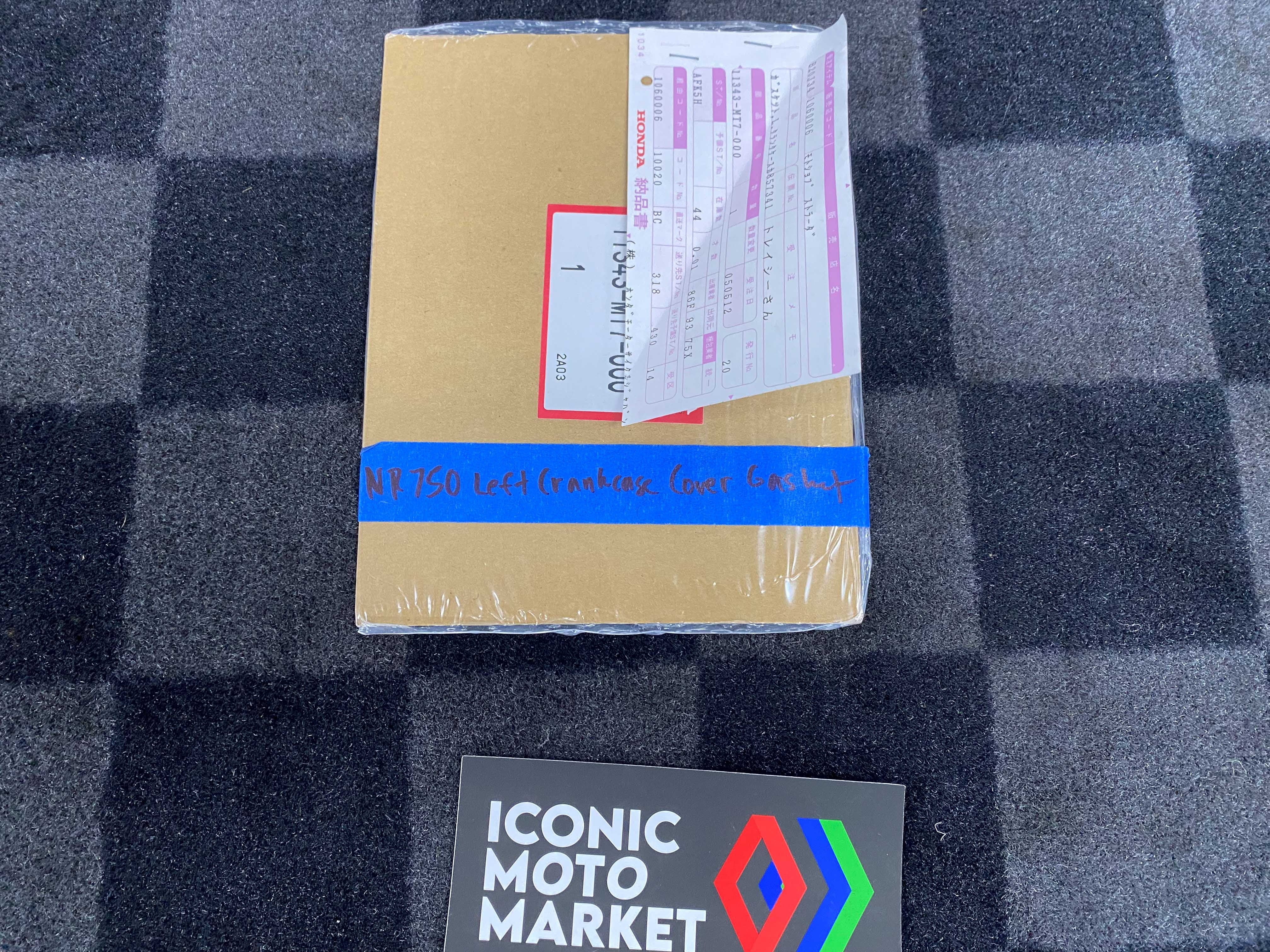 Honda NR750 Left Crankcase Cover Gasket # 11343-MT7-000