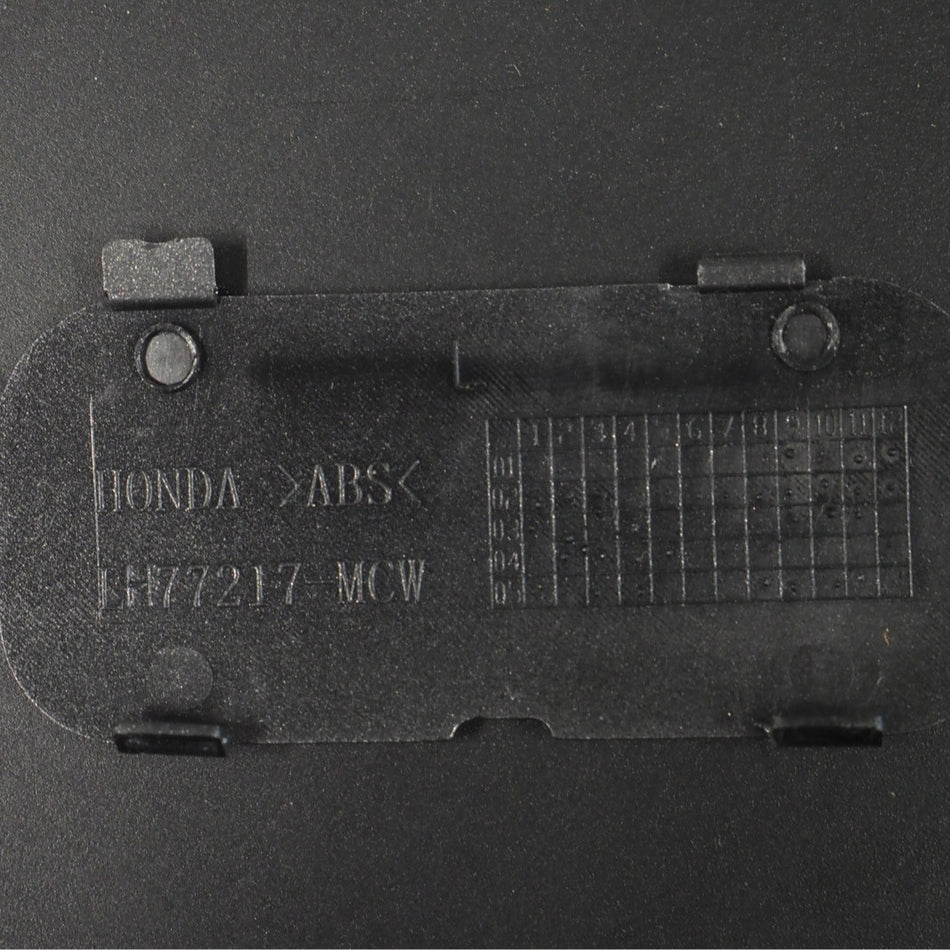 Honda VFR800 Interceptor Left Cover LH77216-MCW Silver