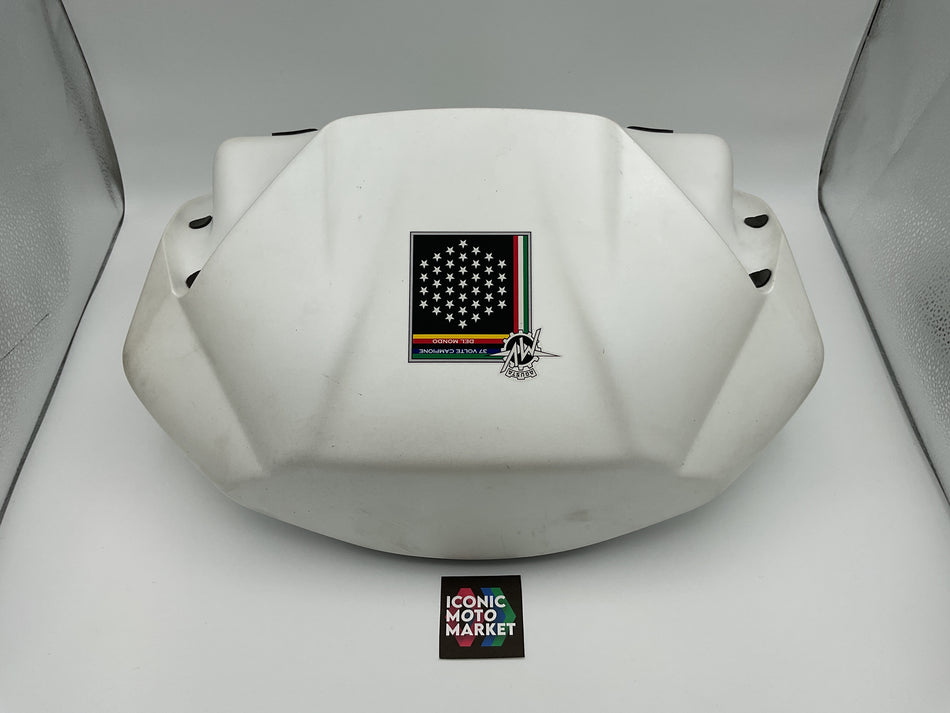 MV Agusta F4 (2013-2015) Airbox Cover, Matte White. (OEM) 80A0B8310