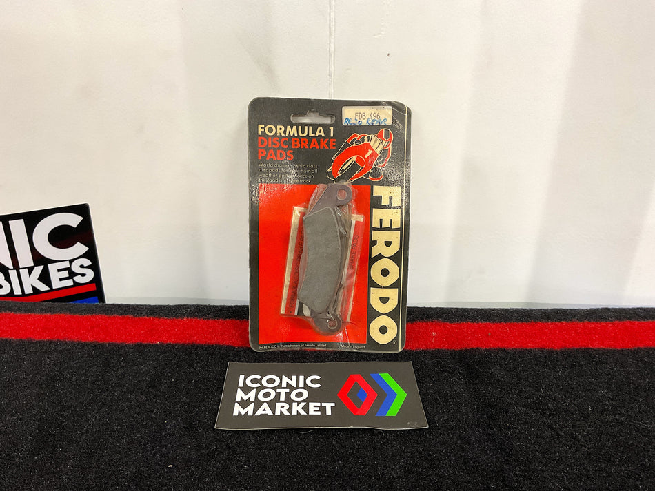 Honda VFR750R RC30 (1987-1990) Ferodo Brand - Rear Brake Pads. New-in-Package. (NOS) #FBD-496