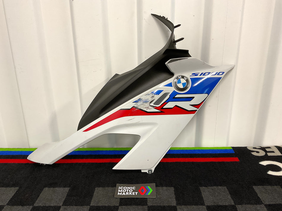 BMW S1000RR (2020). Front Mid-Fairing and Upper Panel, for Right-Side. (OEM) #46638569788