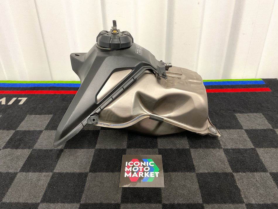 Honda CRF450 L / RL (2019-2025). Fuel Tank Assembly - Titanium. (OEM) #17510-MKE-A50