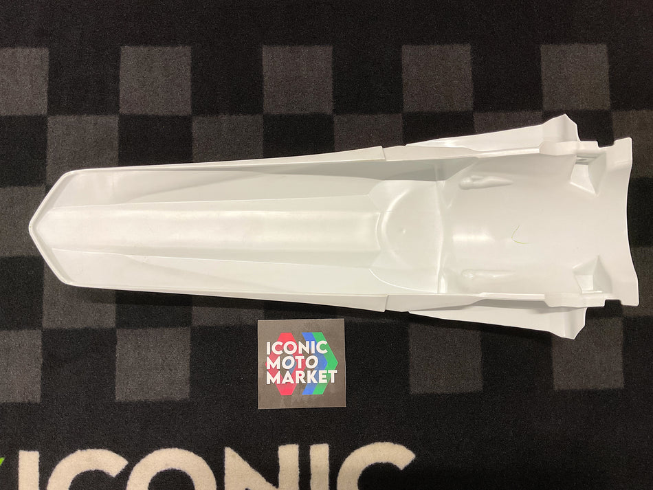 Honda CRF250 /250R (2013-2017). Rear Fender - White. New-in-Package. (OEM) #80102-MEN-A700