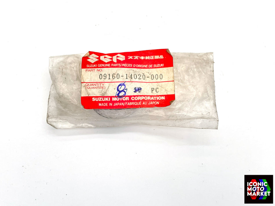 Suzuki RG500, GSX-R750, GS500 - Washers, Rear Swingarm 8-Pack (14.2x34x1 mm). NOS (OEM) #09160-14020