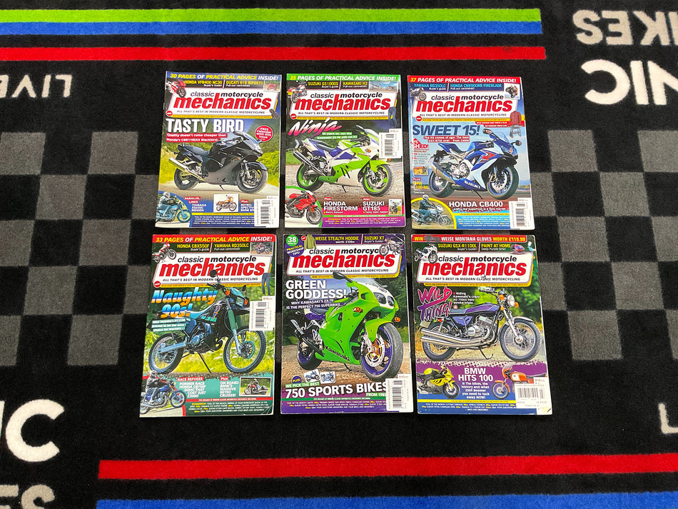 Collection of 6 Motorcycle Magazines - Classic Motorcycle Mechanics. #CMM_6A