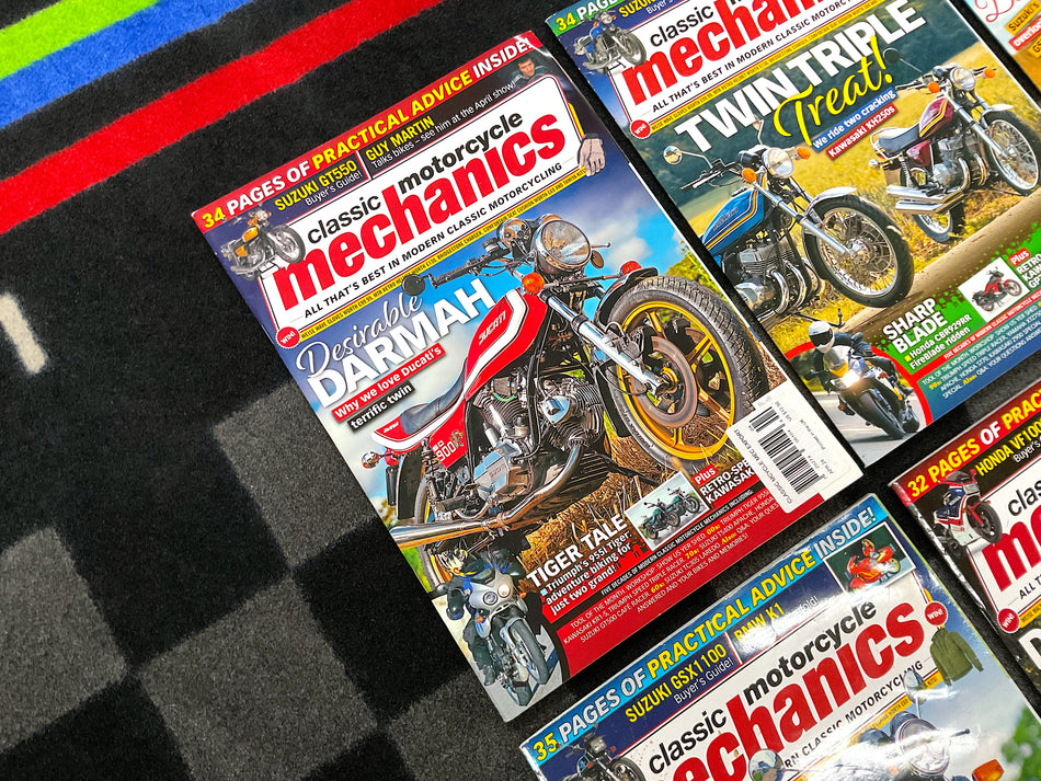 Collection of 8 Motorcycle Magazines - Classic Motorcycle Mechanics. #CMM_8A
