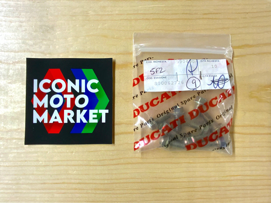 Ducati 996 (2000-2001) 998 (2000-2002) 748 (1999-2003) Screw M6X14. New-in-Box. (NOS) #800062726