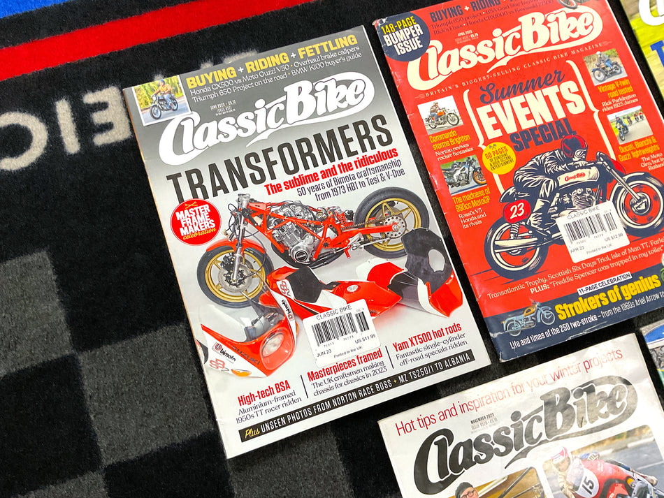 Collection of 9 Motorcycle Magazines - Classic Bike. #CB_9G