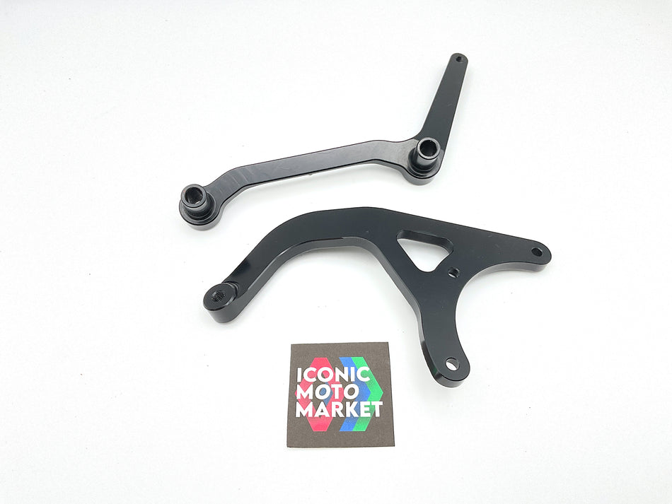 Ducati Multistrada 1100/1100S (2005). Steering Damper Brackets. DBK Special Products. #DBK_JK2