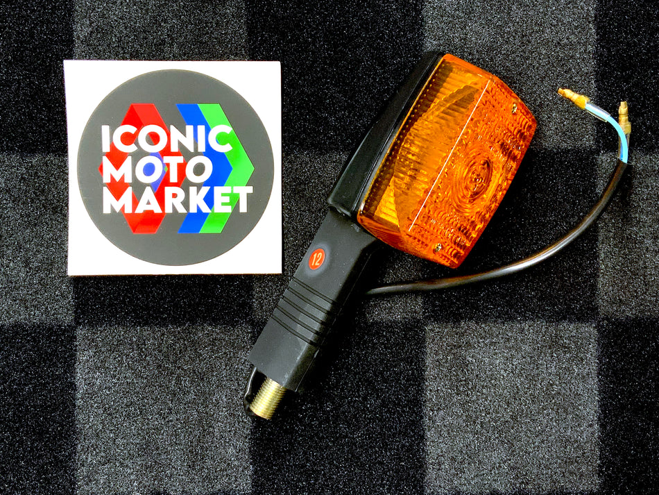 Cagiva 650 Elefant (1985-1989) Front Indicator - Left-hand Turn Signal. New-in-Box. (OEM) #800047155