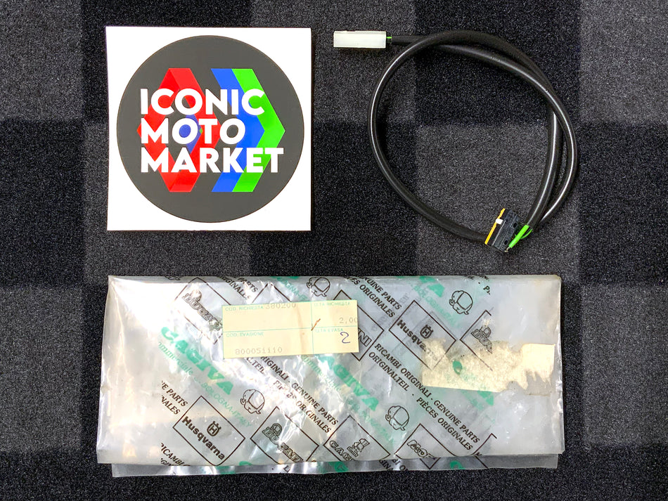 Cagiva W16 500 (1994-2001) Front Stop Switch. New-in-Box. (OEM) #800051110