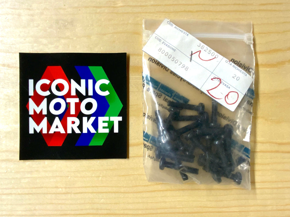 Ducati 916 SP (1994-1996) Screw - Intake. M4x0.7x20. New-in-Box. (OEM) #800050798