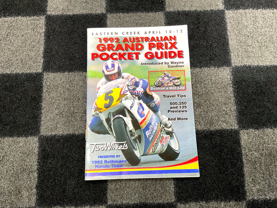 Grand Prix 2 Booklet Collection - 1992, 1993. Two Wheels Magazine. #TWHEEL_2P