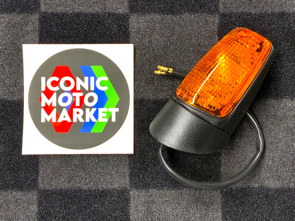 Cagiva Freccia (1989-1993) Indicator Signal - Left-side Front. New-in-Box. (OEM) #800053701